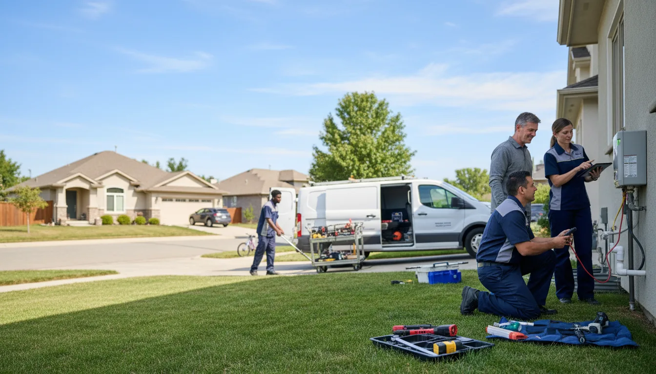 Tankless water heater service in Milan, IL
